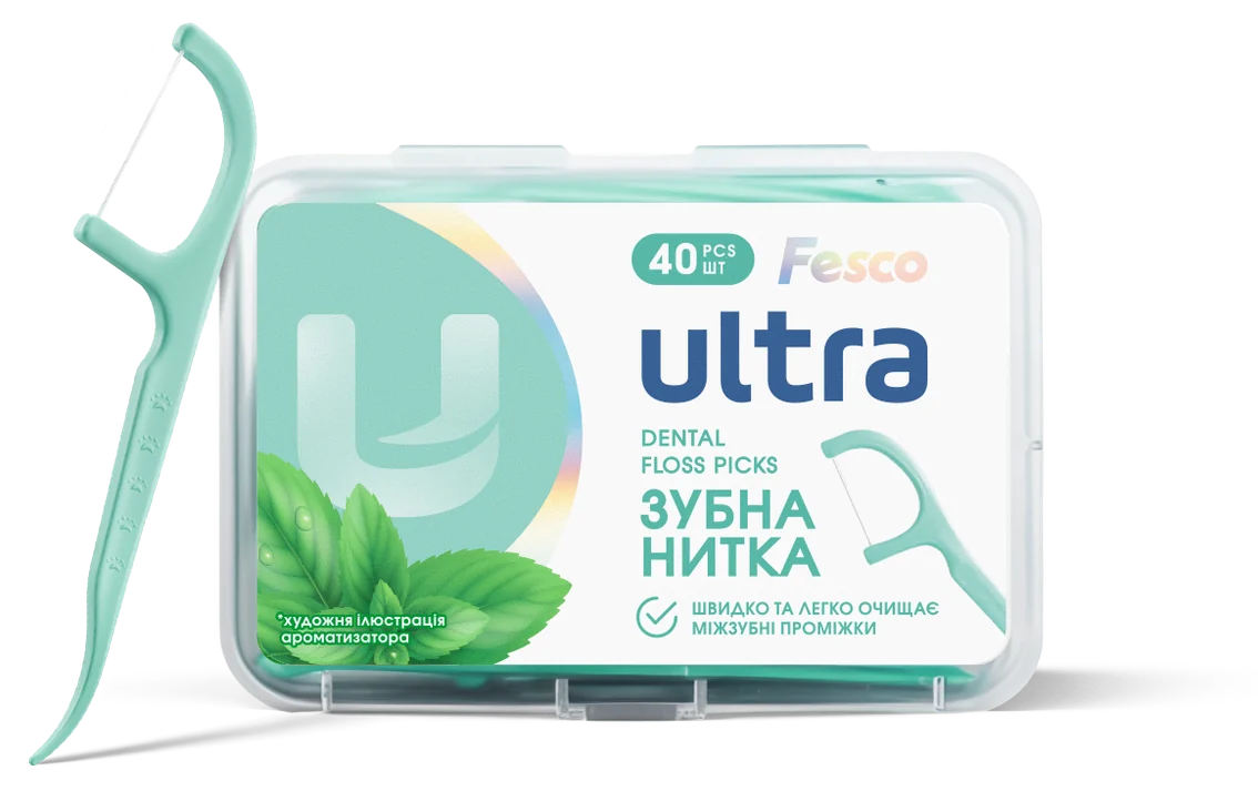 Dental Floss Picks Ultra Fresh Clean